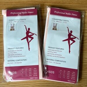 Convertible Ballet Tights (medium, pink)